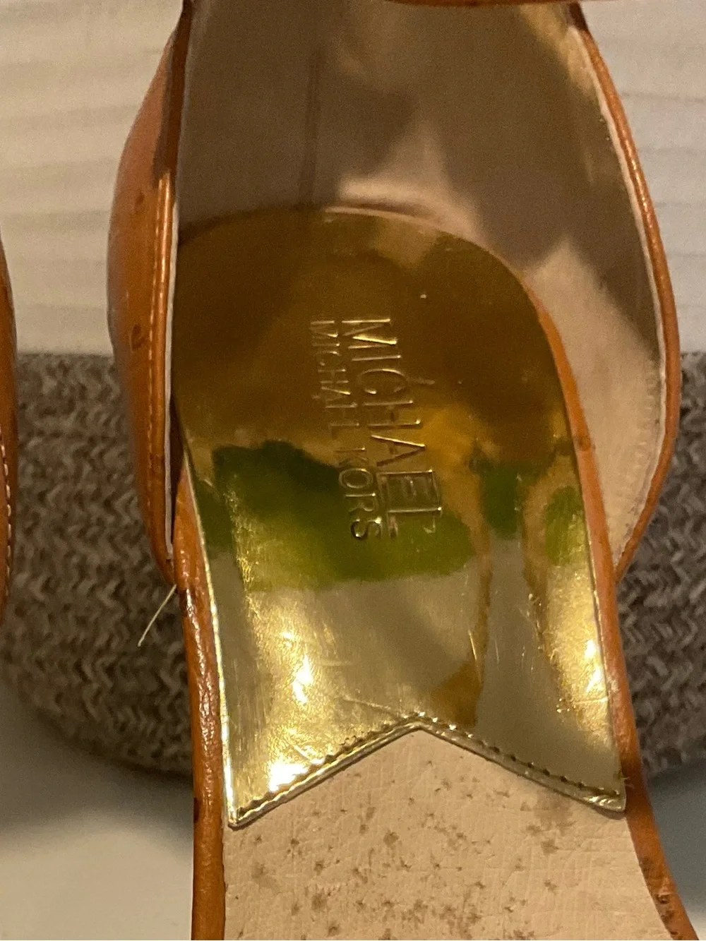 MICHAEL Michael Kors Tan Wedge Sandals